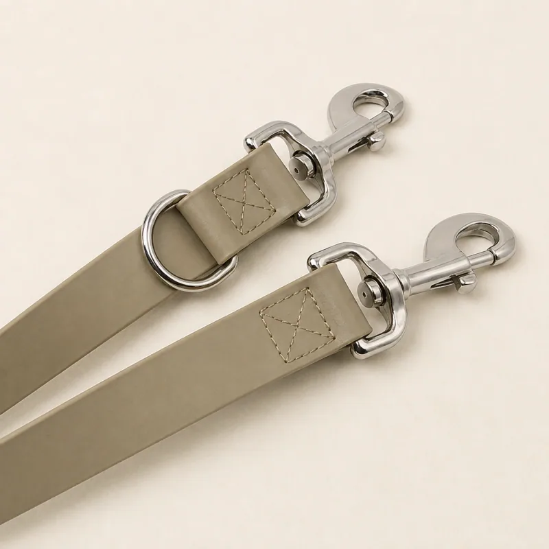 The Multiway Lead two end clips and sewn joins
