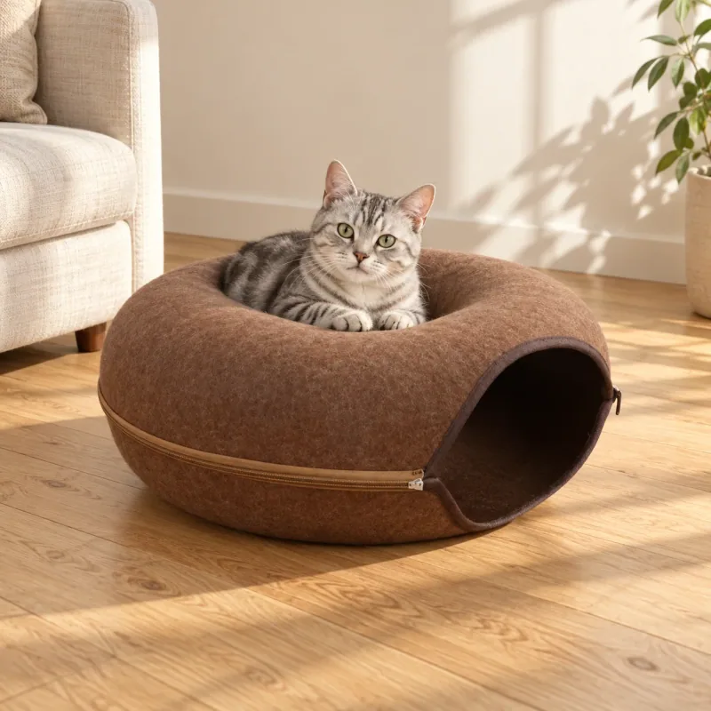 The Cat Retreat in a styled pet lifestyle scene